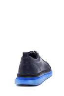 Men's Leather Perforated Sneaker | Derimod