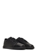 Men's Black Lace Up Leather Sneakers | Derimod