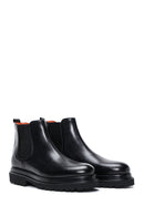 Men's Black Leather Chelsea Boots | Derimod