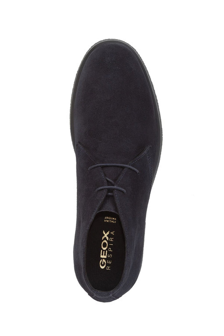 Geox Men's Navy Blue Claudio Suede Leather Classic Boots
