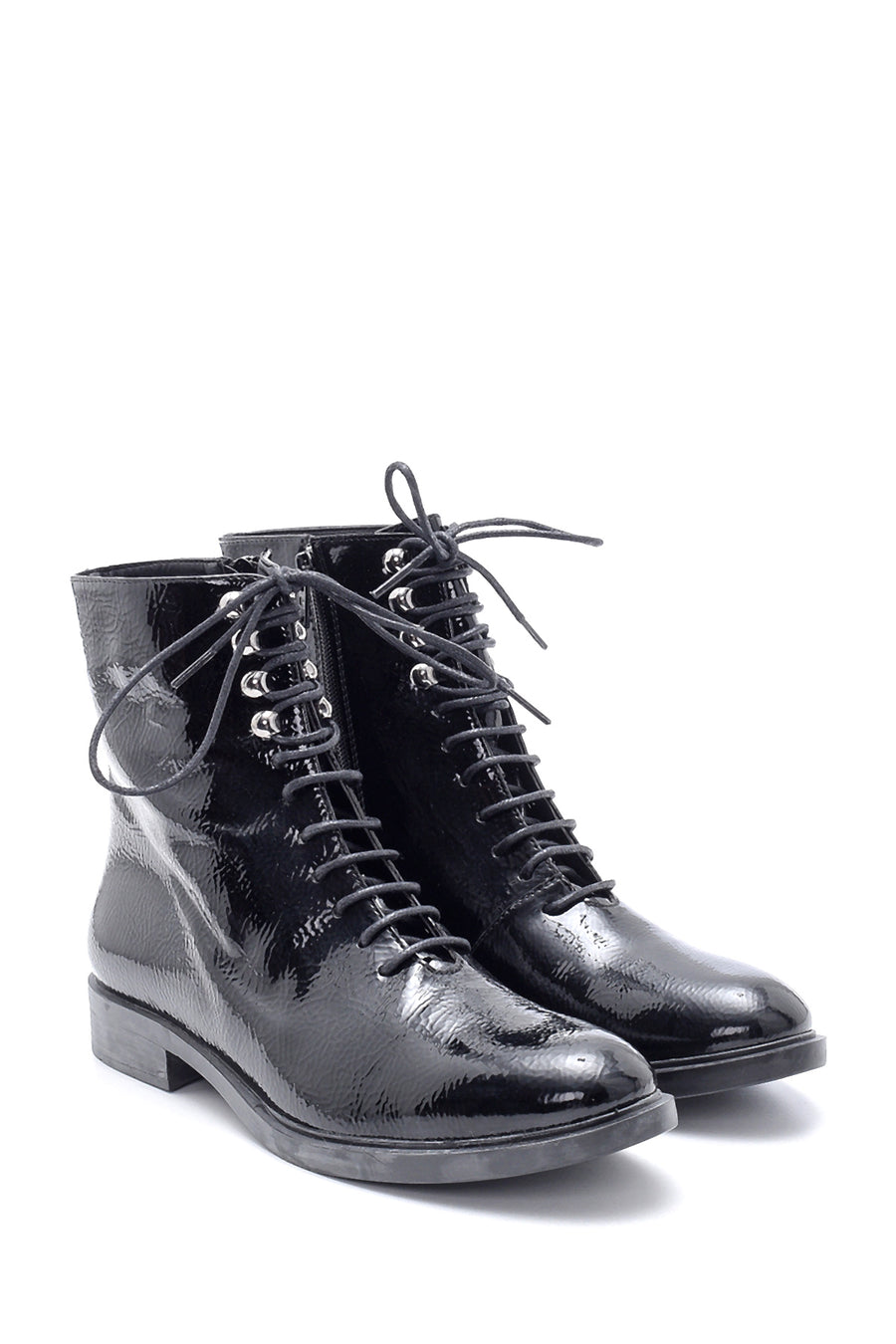 Women's Patent Leather Boots