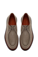 Male Mink Lace-up Nubuck Leather Casual Shoes | Derimod