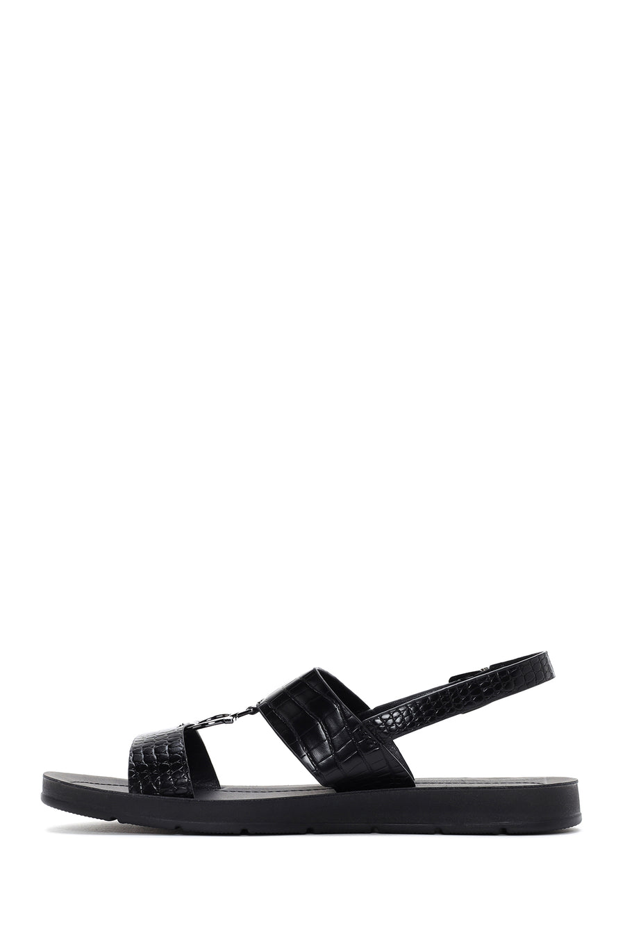 Women's Black Ankle Strap Sandals