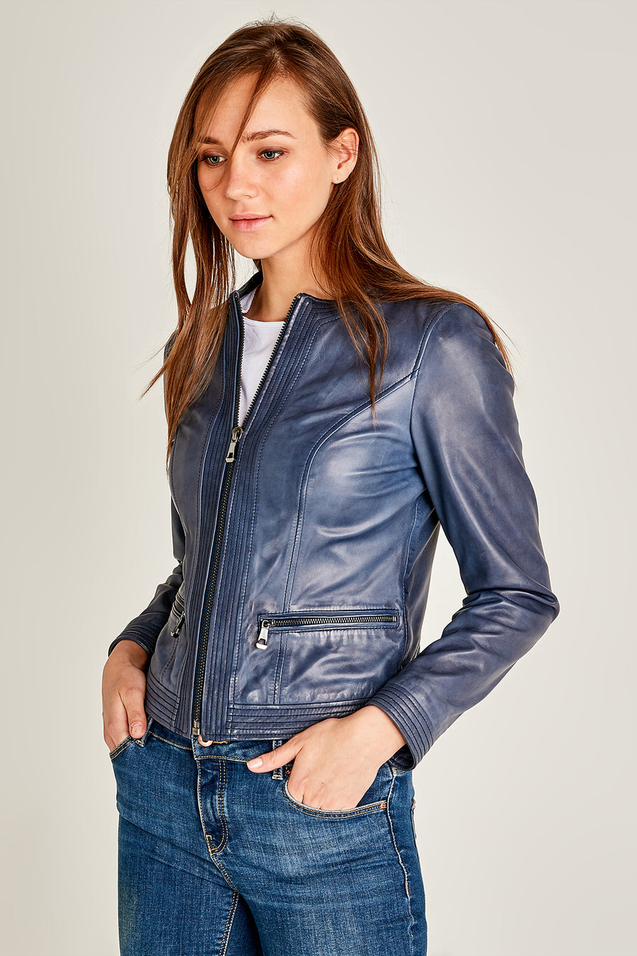 Tanya Women's Leather Jacket