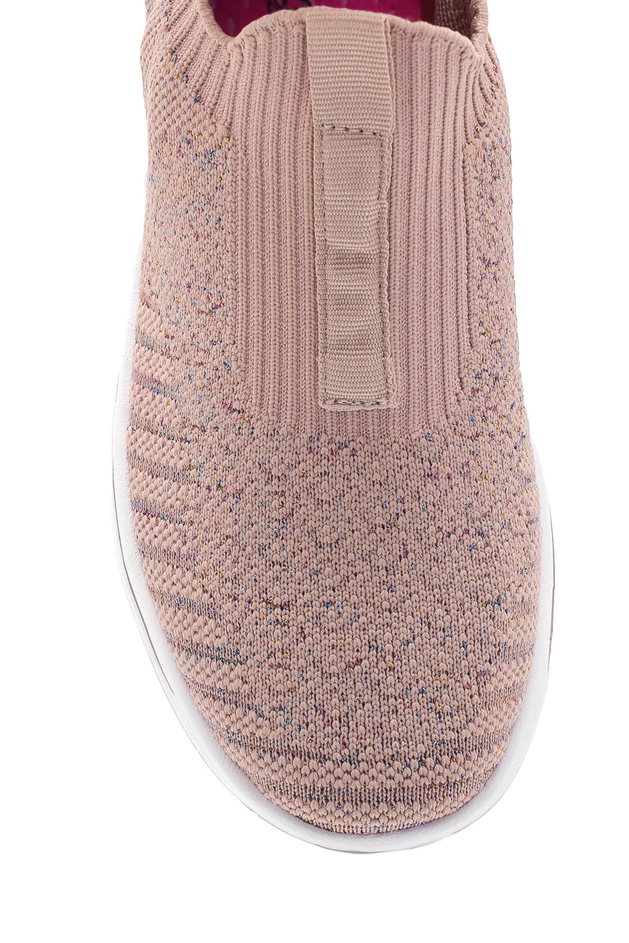 Women's Pink Patterned Fabric Sneaker