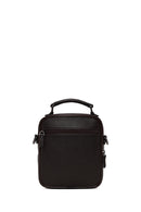 Male Brown Leather Handbag | Derimod