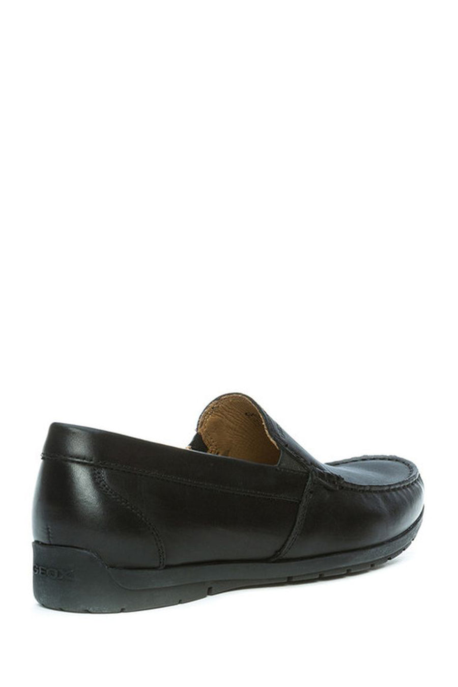 Geox Men's Black Siron W Leather Casual Loafer