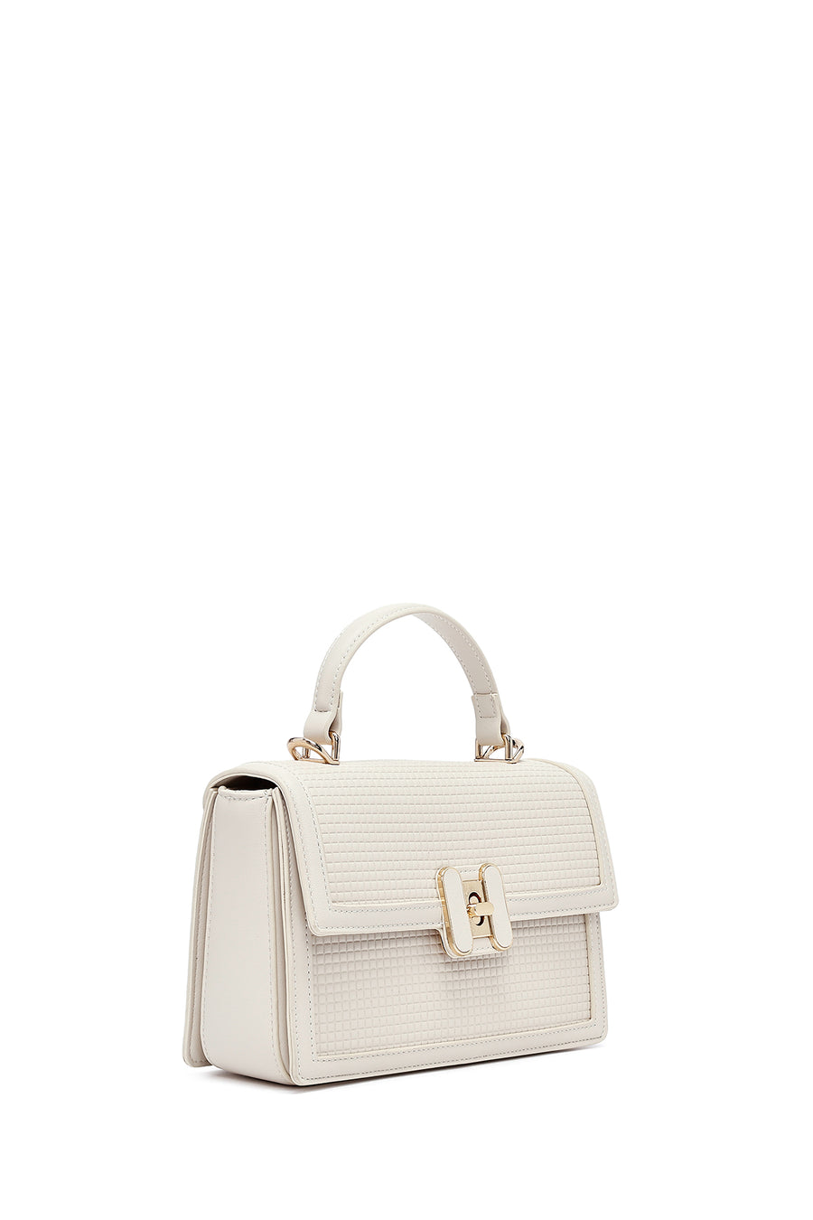 Women's Cream Long Strap Printed Crossbody Bag