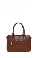 Woman Brown Braided Long-Strap Shoulder Bag | Derimod