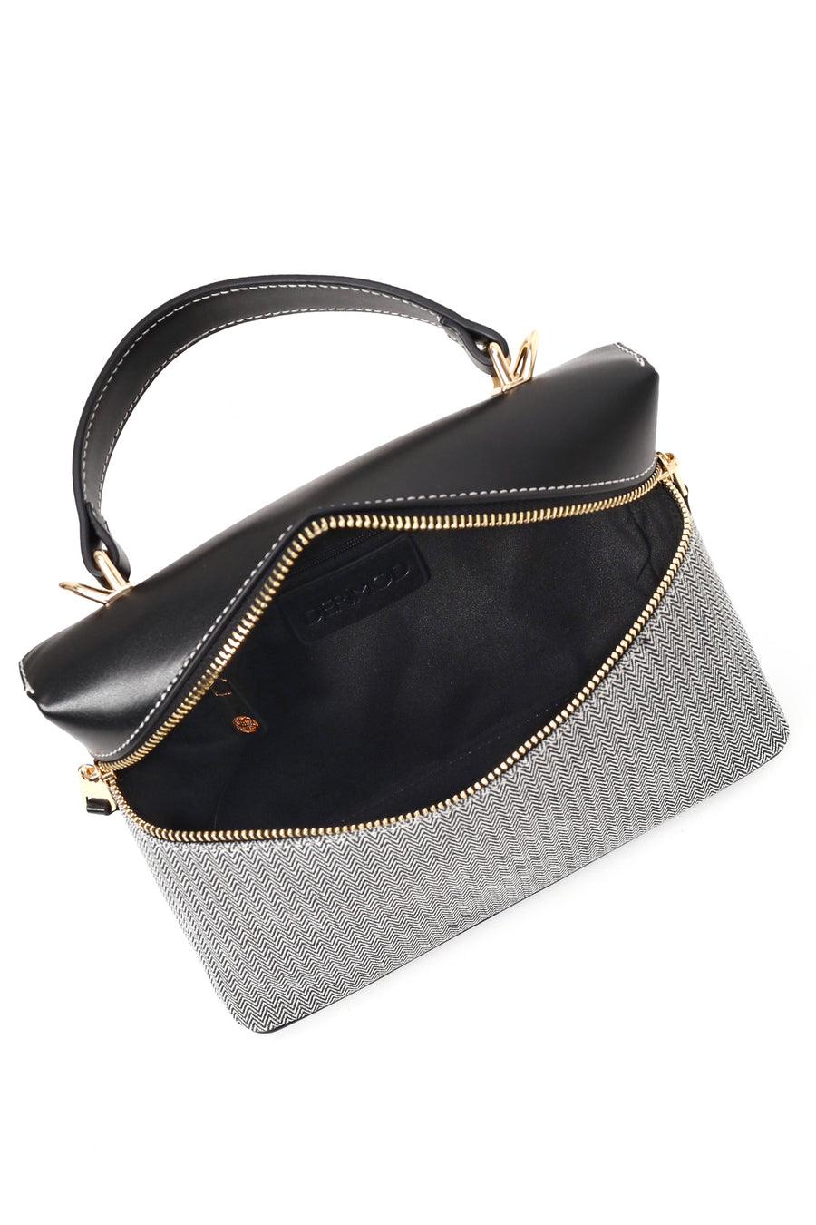 Woman Black Long Strap Shoulder Bag