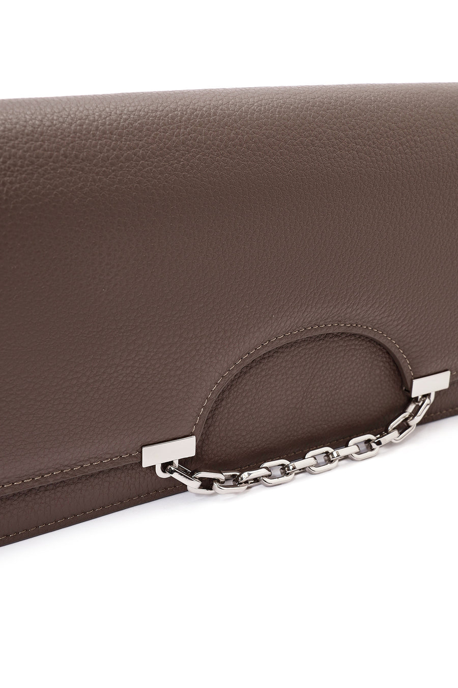 Women's Grey Chain Strap Crossbody Bag