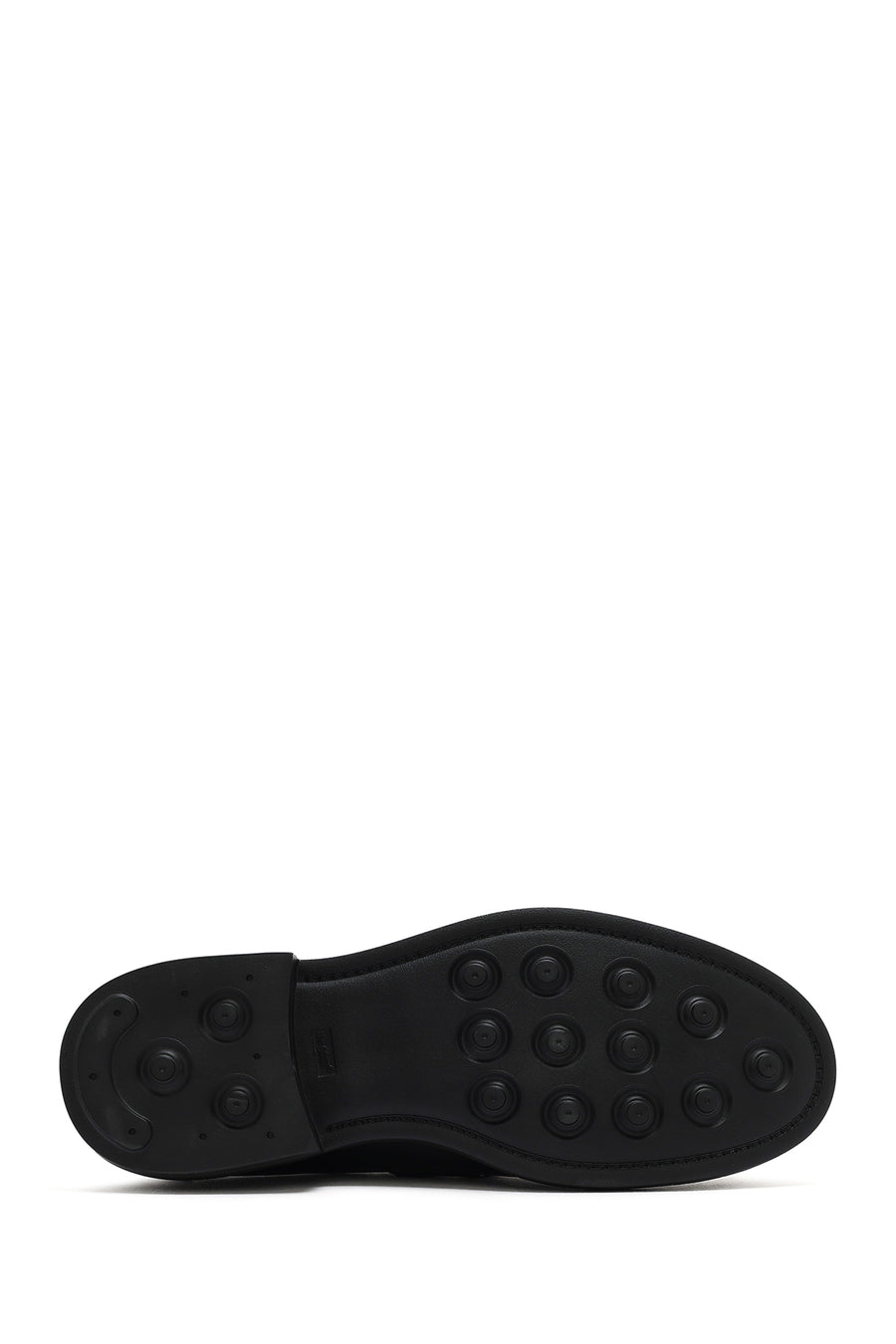 Men's Black Leather Casual Loafer