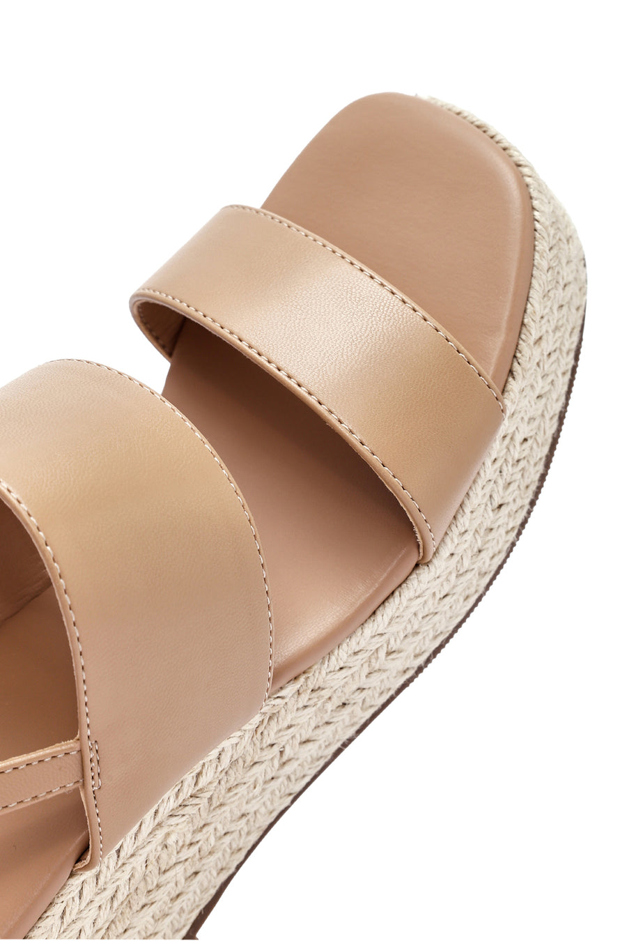 Women's Mink Ankle Buckle Wedge Heel Espadrille Sandals