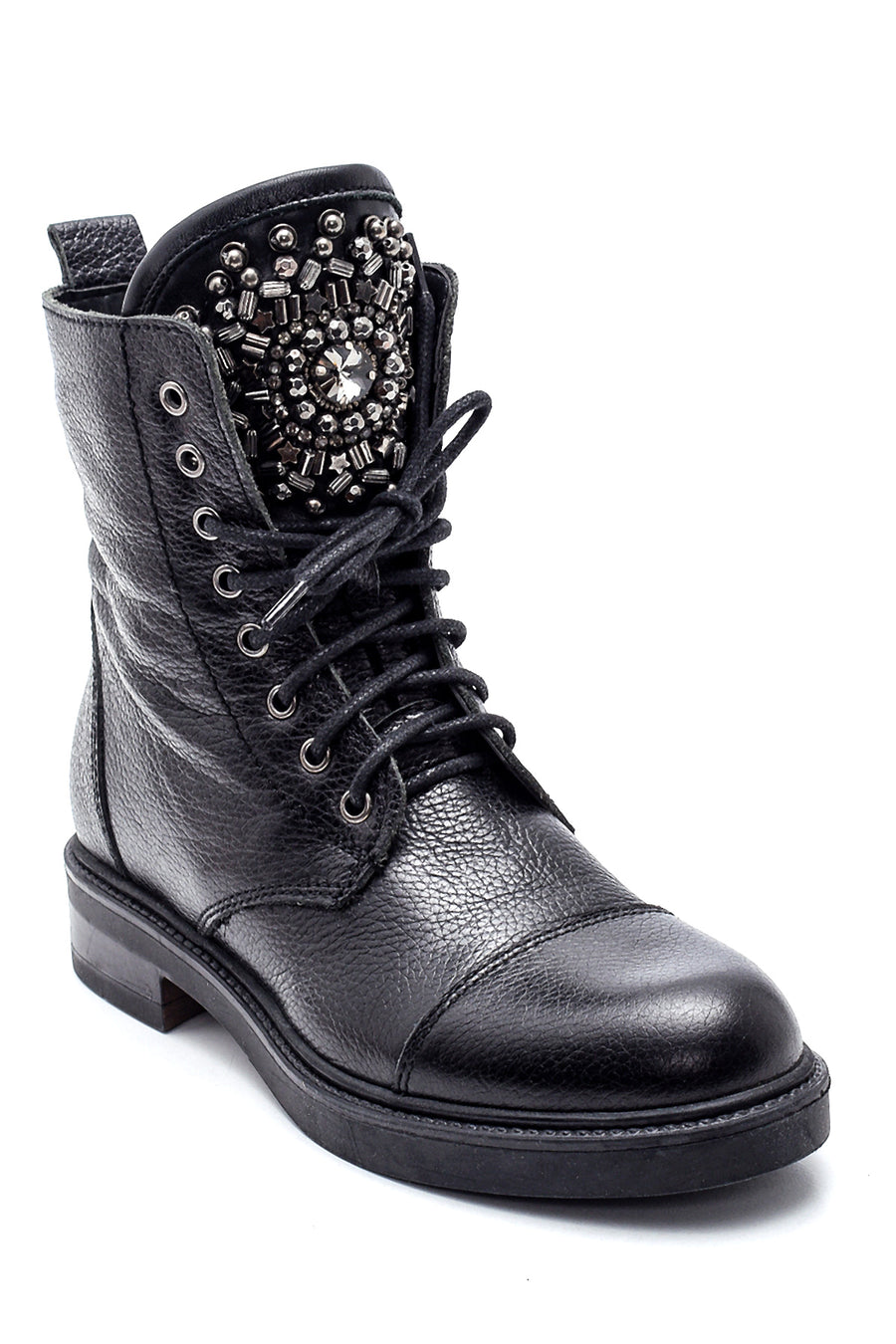 Women's Leather Stone Boots