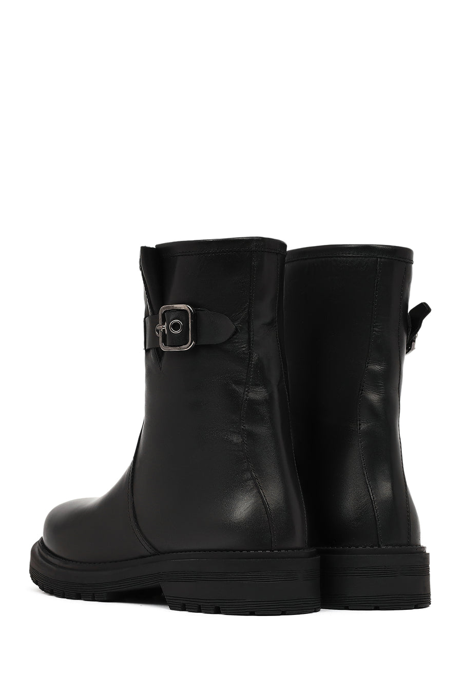 Women's Black Leather Boots
