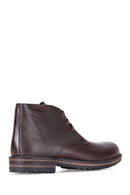 Lace-Up Men's Leather Boots | Derimod