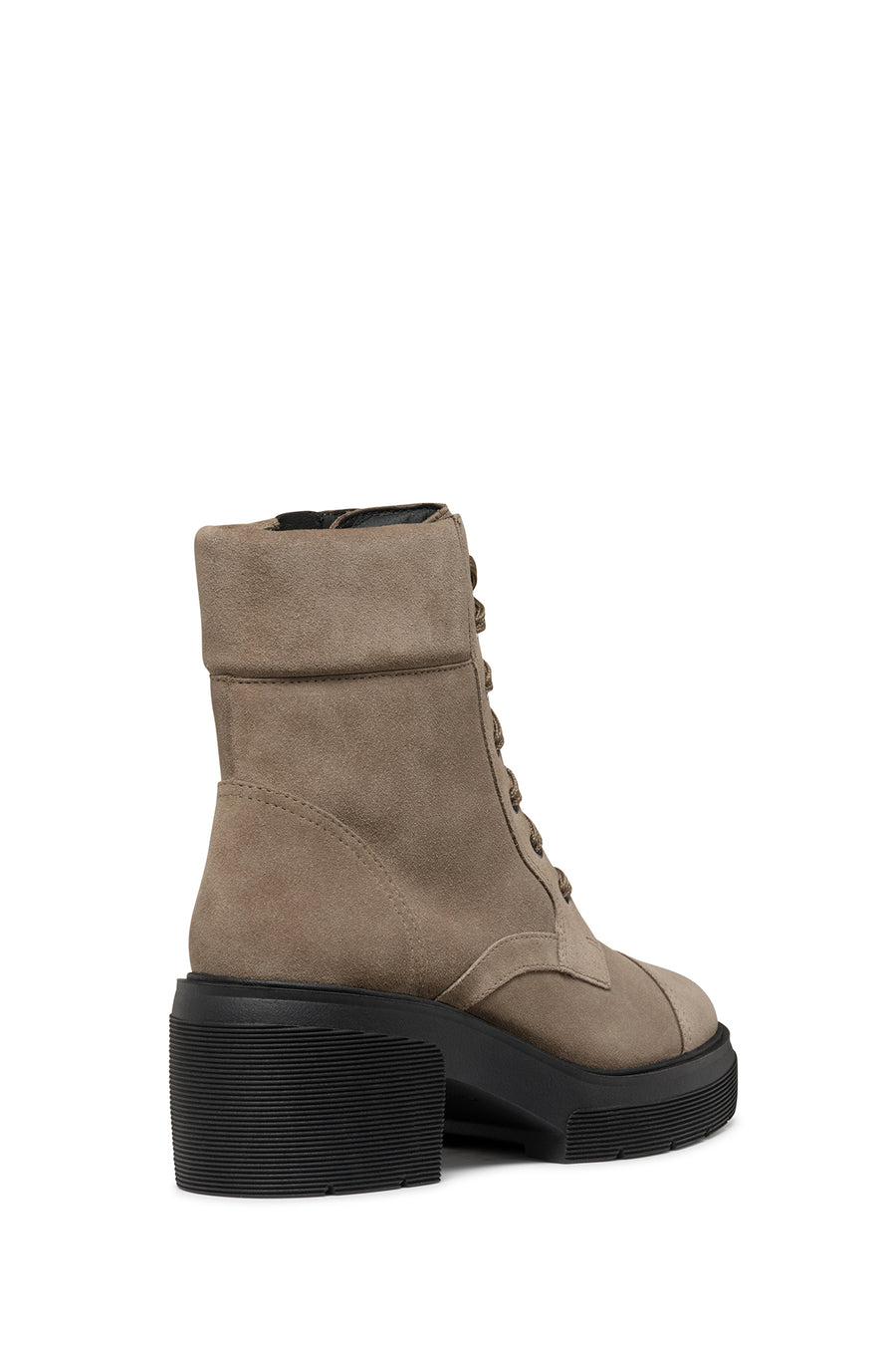Geox Women's Mink D Spherica Ec15 Zippered Heeled Leather Boots