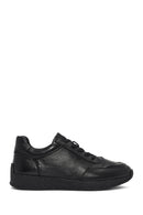 Men's Black Lace-up Leather Sneaker | Derimod