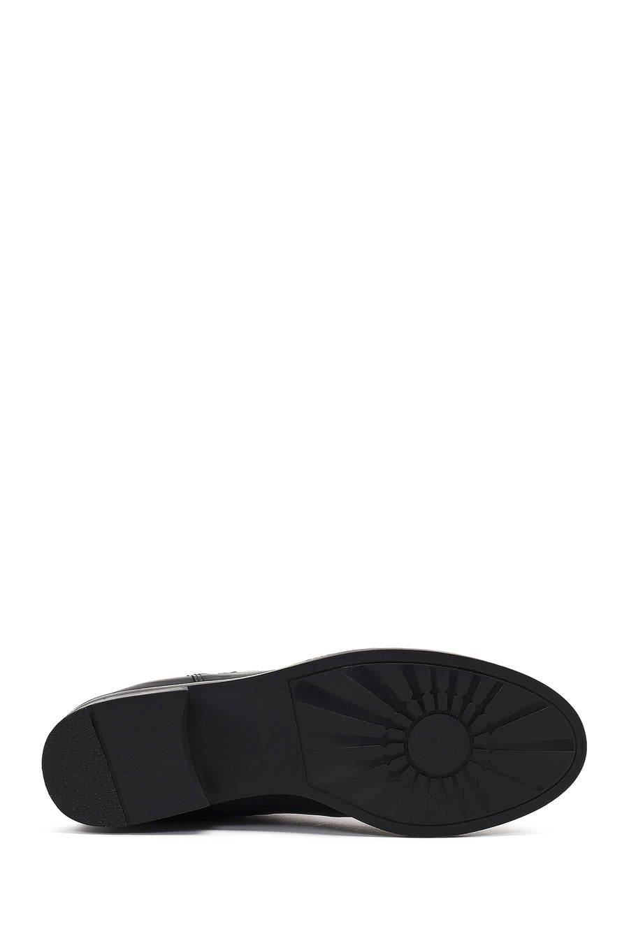 Women's Black Leather Chelsea Boot