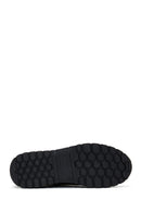 Men's Black Lace-Up Leather Casual Sneaker | Derimod