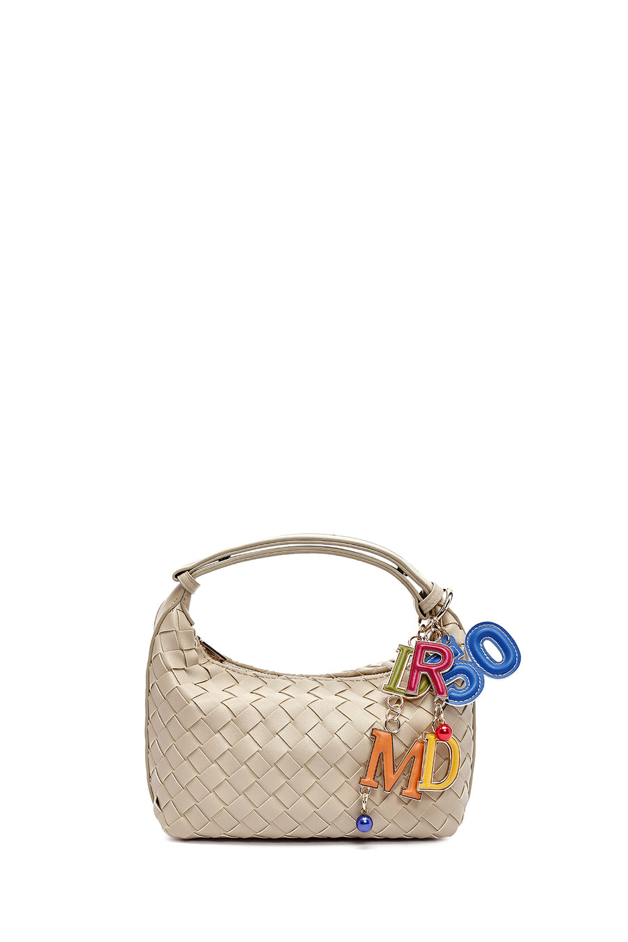 Women's Beige Accessory Knitted Mini Handbag 25SBD292329 | Derimod
