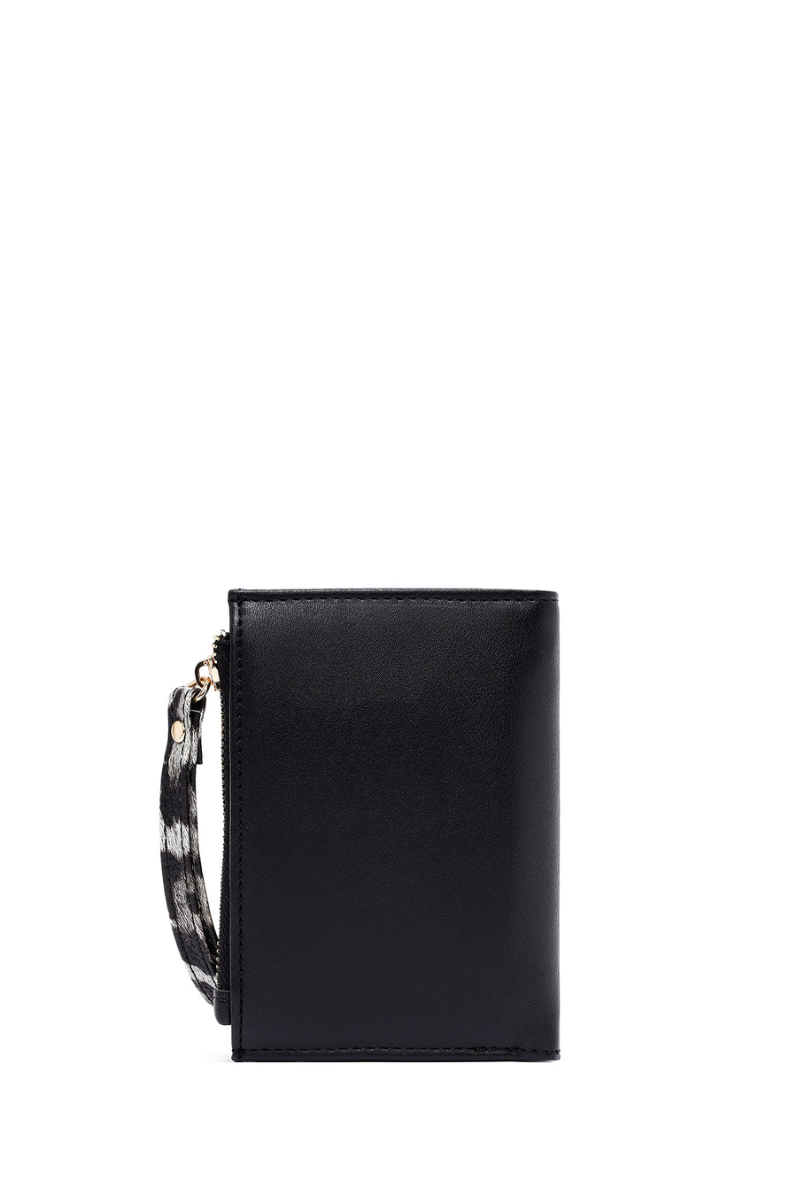 Women's Black Leopard Wallet