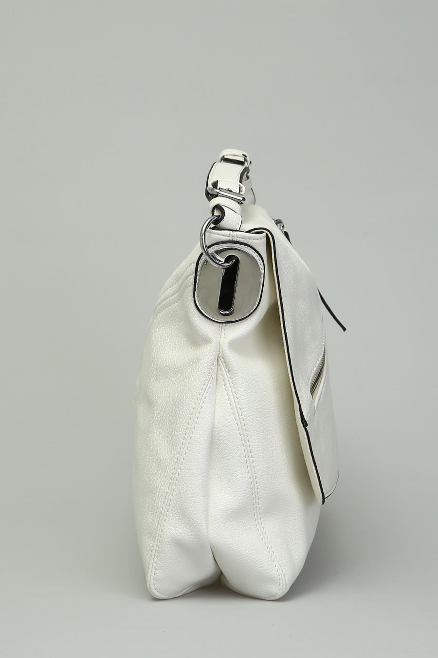 Women's Shoulder Bag with Zipper Detail