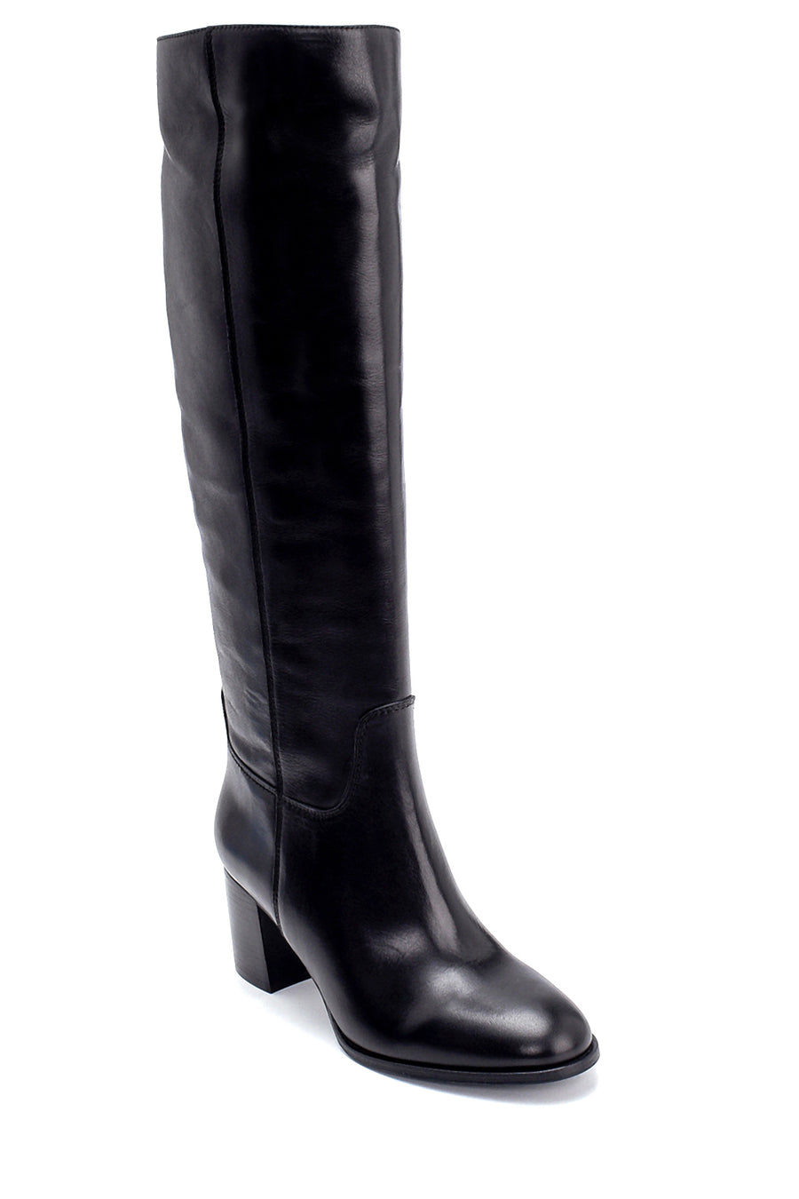 Women's Leather Heeled Boots