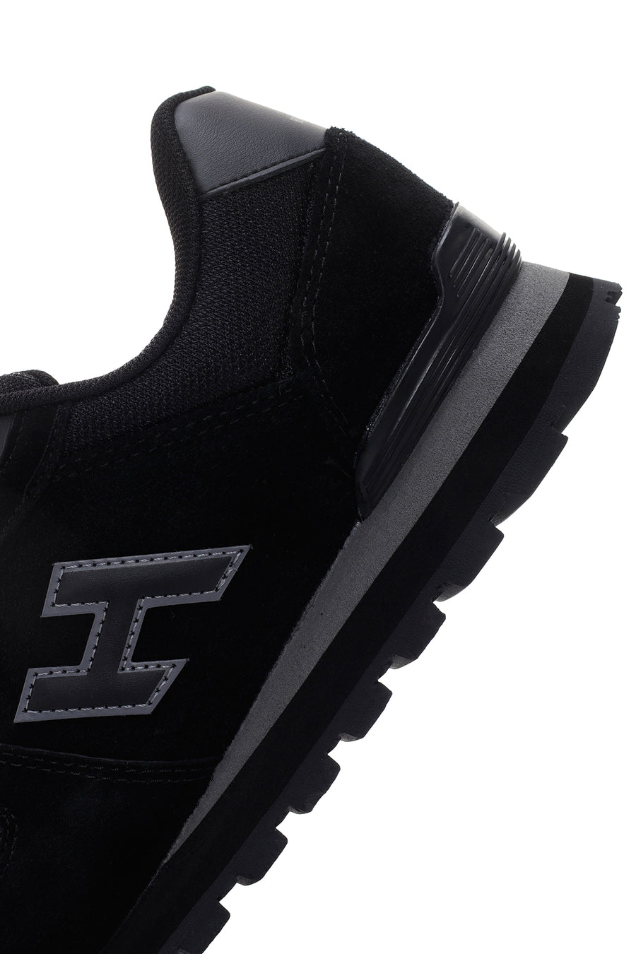Hammer Jack Men's Black-Smoked Peru Suede Leather Sneaker