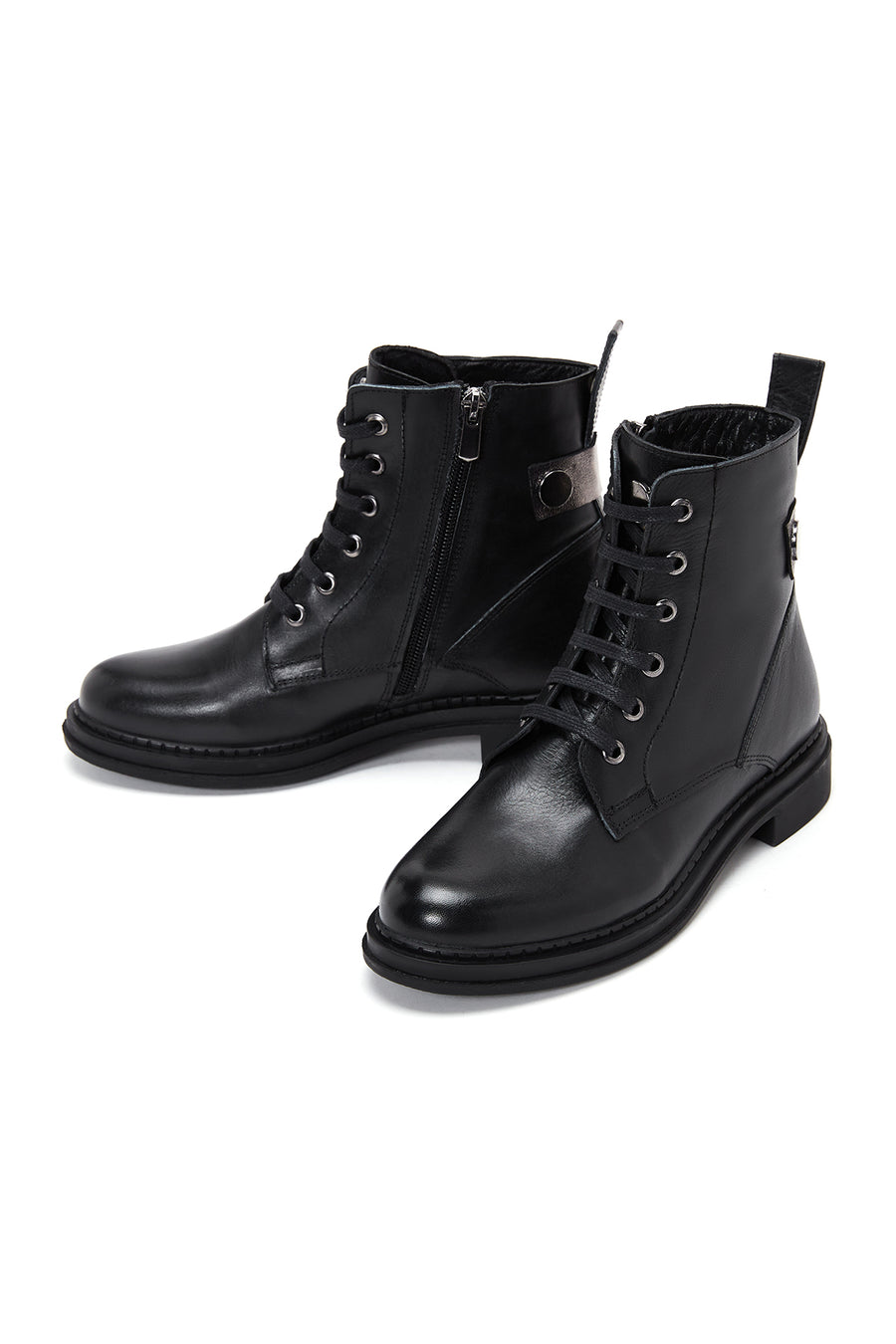 Women's Black Leather Boots