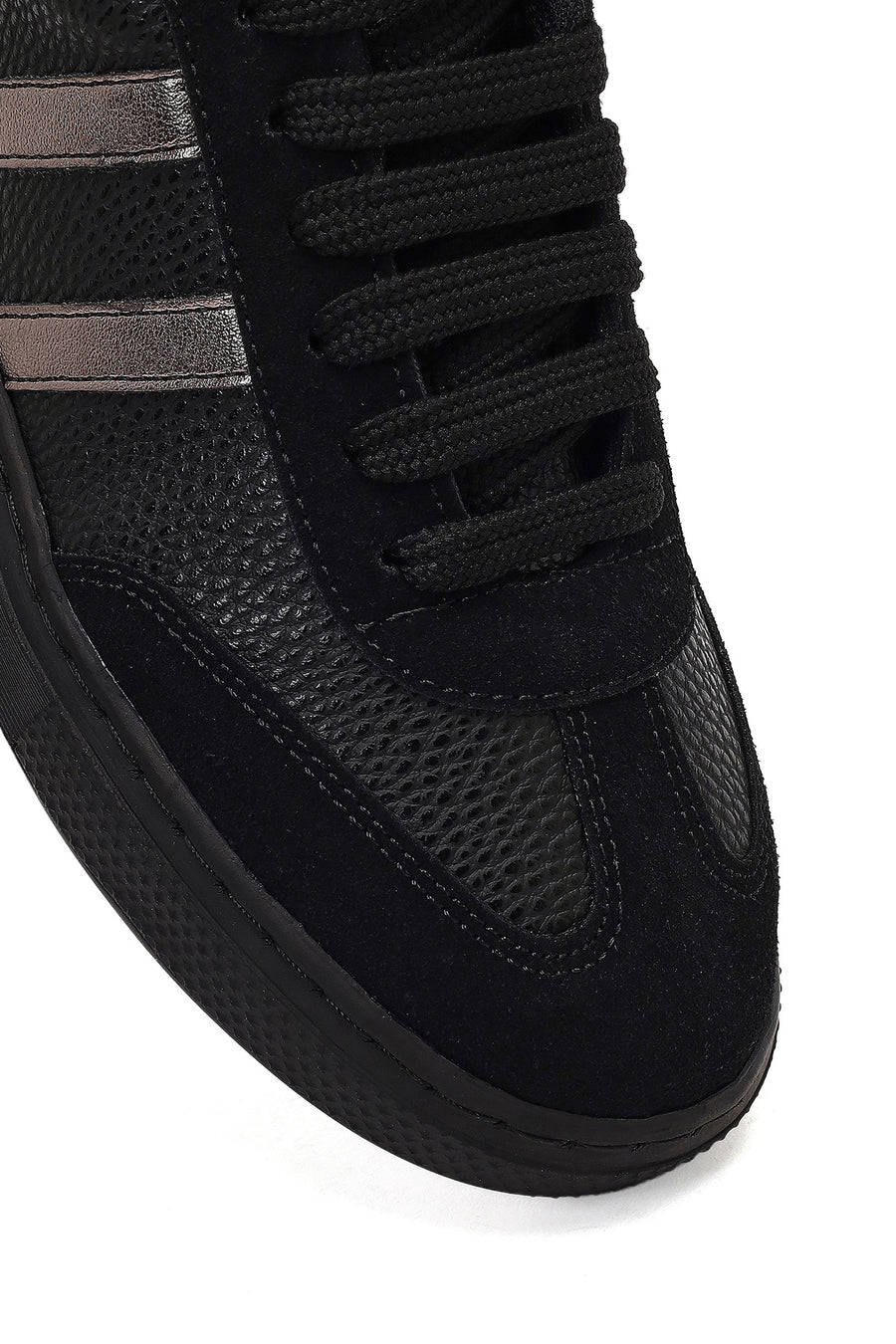 Kadın Siyah Bağcıklı Sneaker
