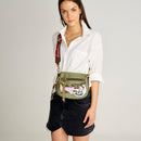 Green Fabric Women's Crossbody Bag | Derimod