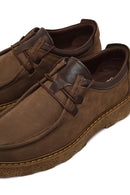 Male Mink Nubuck Leather Casual Shoes | Derimod