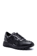Erkek Deri Desenli Sneaker | Derimod