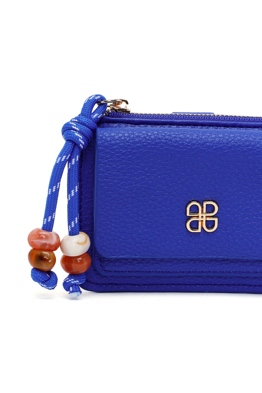 Woman Blue Charm Card Holder