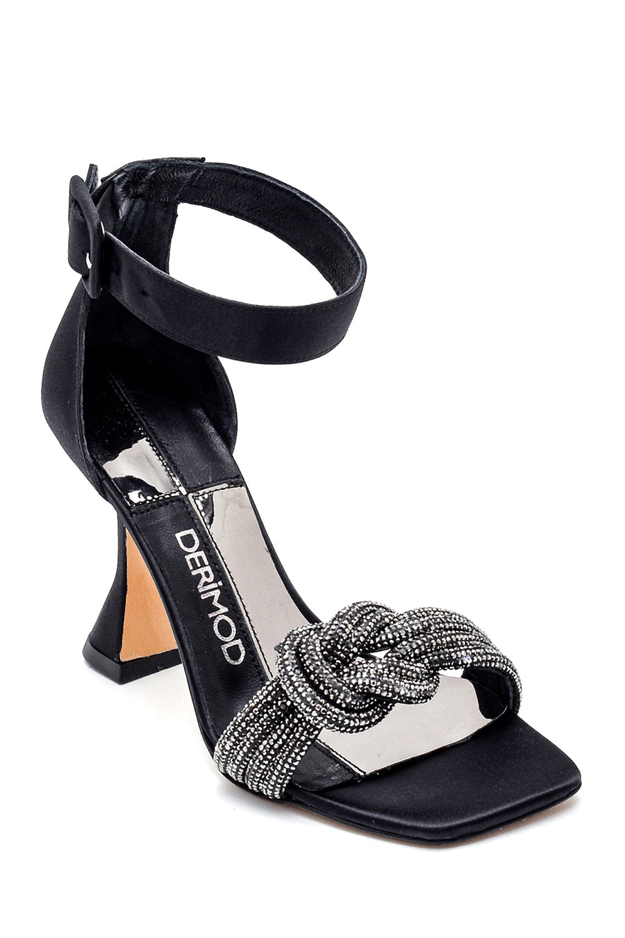 Women's Heeled Leather Sandals
