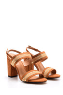 Women's Striped Heeled Shoes | Derimod