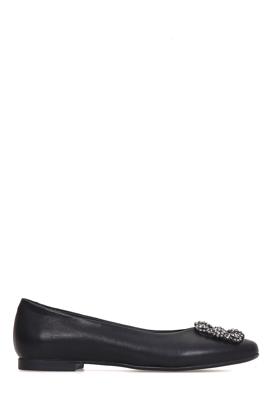 Women's Stone Detailed Ballerinas 18WFD109018 | Derimod