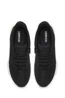 Kadın Siyah Bağcıklı Kalın Tabanlı Sneaker | Derimod