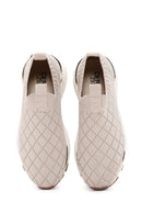 Derimod Zero Women's Beige Patterned Thick Soled Sneakers | Derimod
