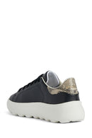 Geox Women's Black Spherica Ec4.1 Lace-up Leather Sneaker | Derimod