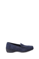 Suede Women's Leather Loafer | Derimod