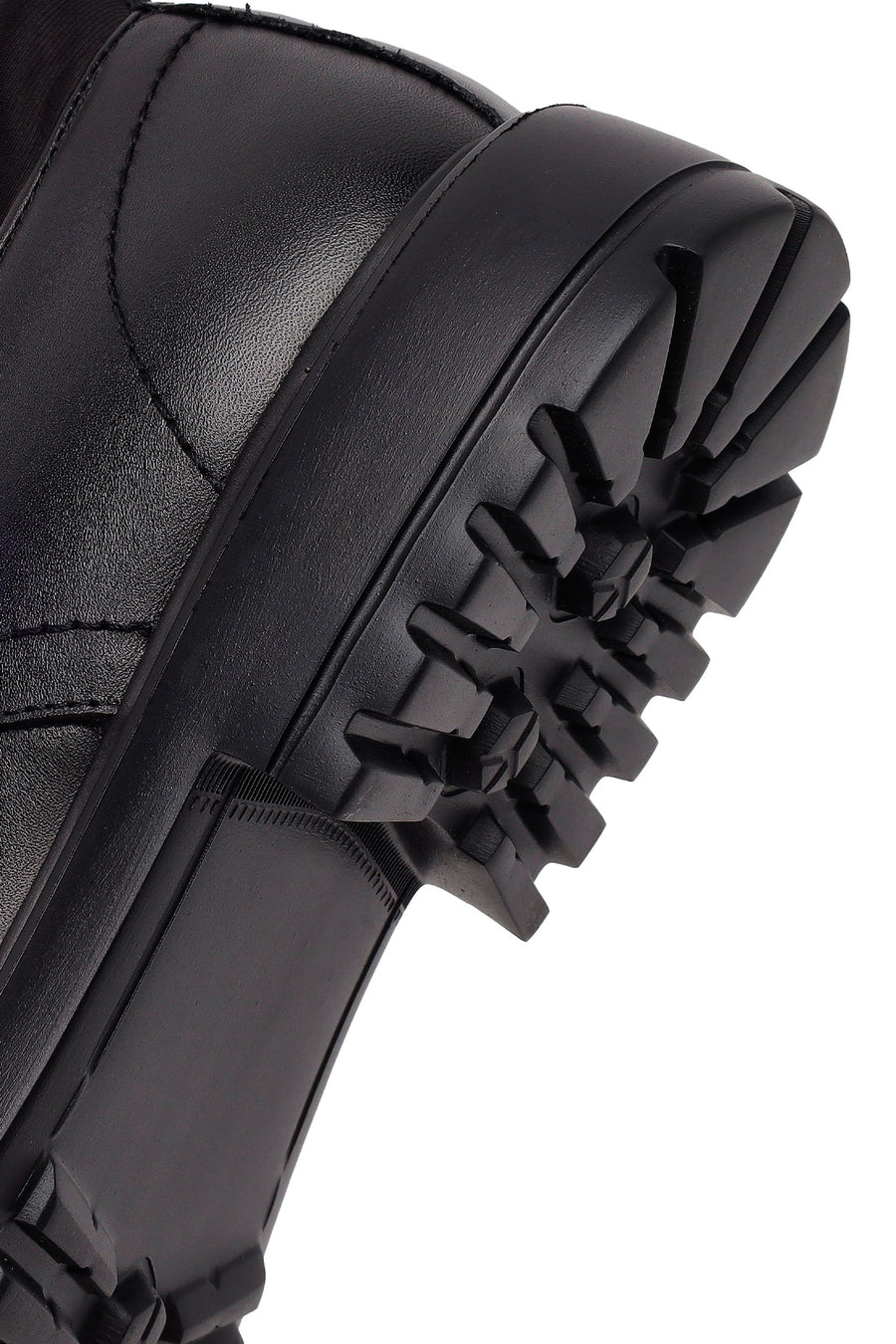 Male Black Lace-Up Leather Casual Shoes