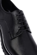 Men's Black Lace-Up Leather Classic Shoes | Derimod