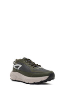 Derimod Studio Men's Green Lace-Up Thick-Soled Sneaker | Derimod