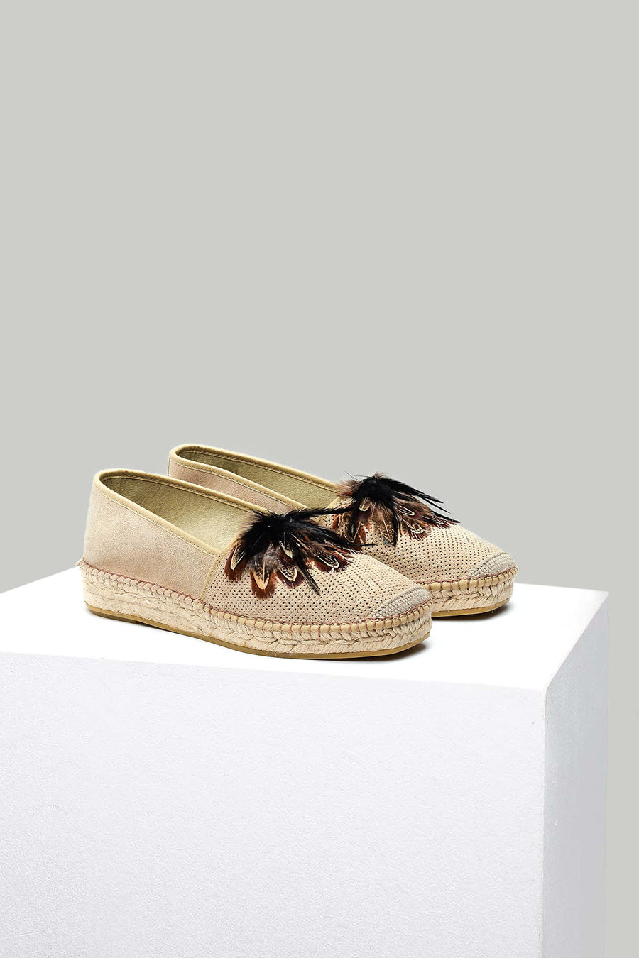 Women's Wicker Detailed Espadrille Shoes
