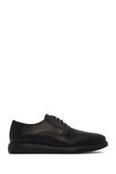 Male Black Lace-up Leather Casual Shoes | Derimod