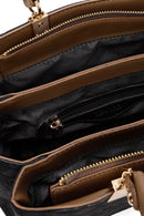 Women's Black Long Strap Printed Shoulder Bag | Derimod