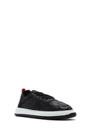 Men's Black Lace-up Leather Sneaker | Derimod