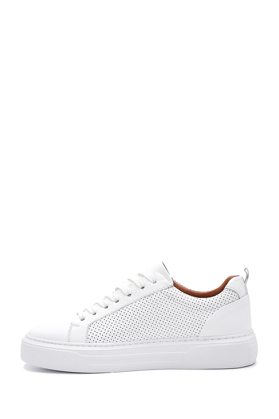Erkek Deri Delikli Sneaker